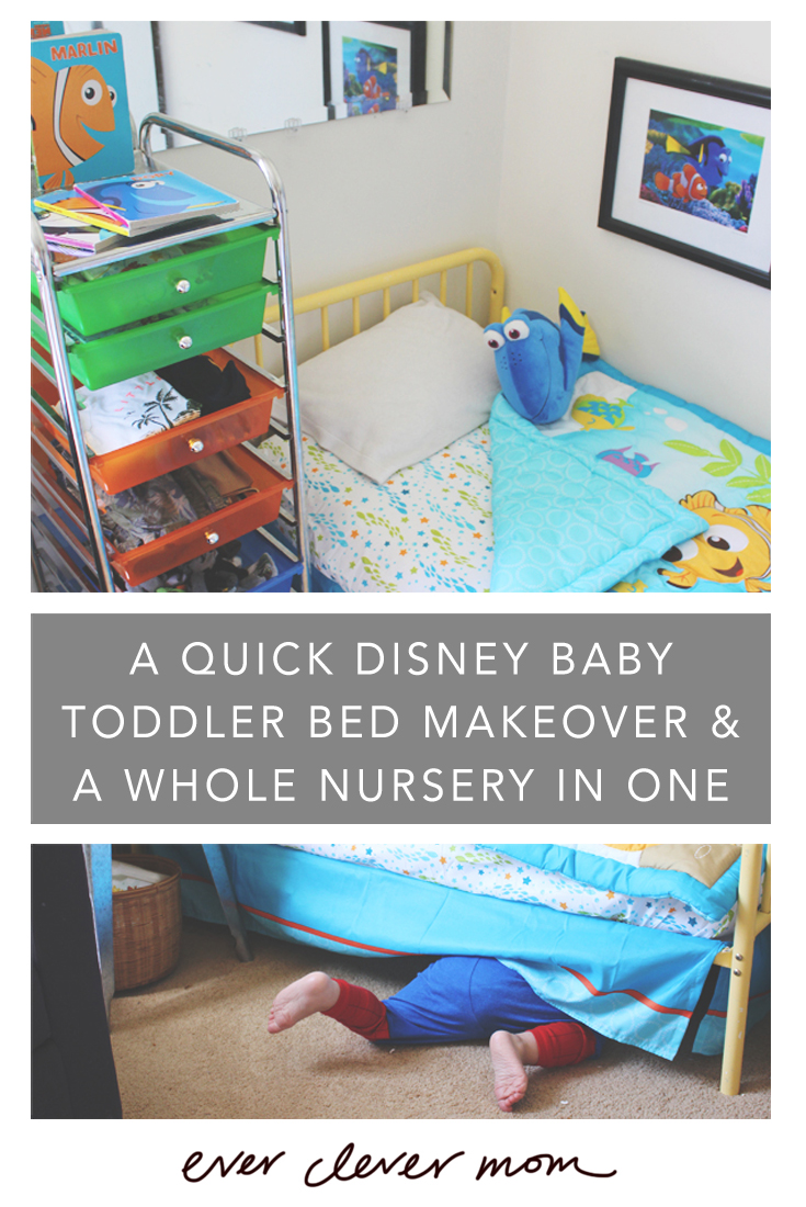 Ever Clever Mom A Quick Disney Baby Toddler Bed Makeover and a Whole
